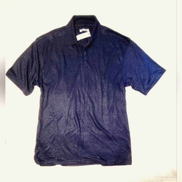 Oleg Cassini Silk Blend Knit Polo Shirt - Picture 2 of 15